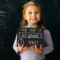 First and Last Day Chalk Signs