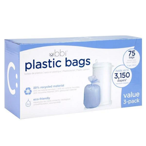 3-pack 25 plastic bags - value pack