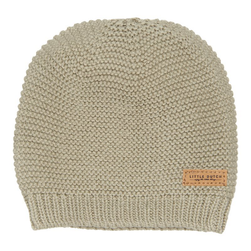 Knitted Baby Cap Olive