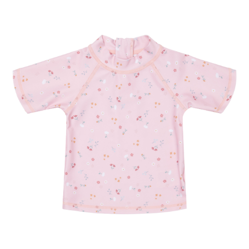 Swim T-shirt Little Pink Flowers