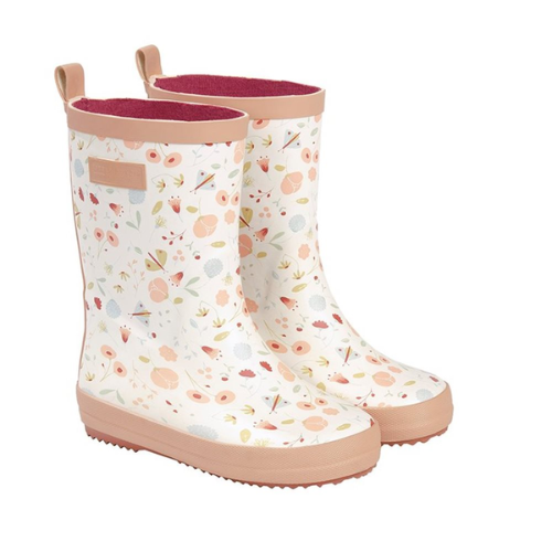 Rain Boots Flowers & Butterflies