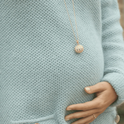 Maternity Sweater Dress Honey Sage