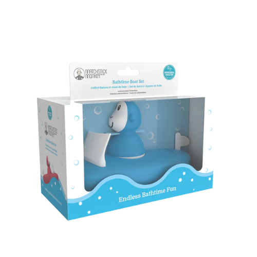 Bathtime Boat Set Blue