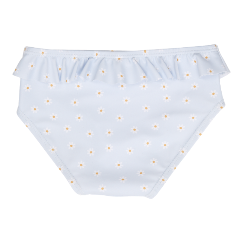 Swim pant ruches Daisies Blue