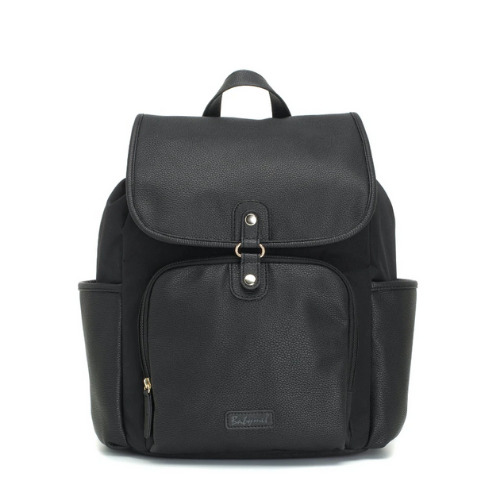 Freddie Vegan Leather Backpack Black