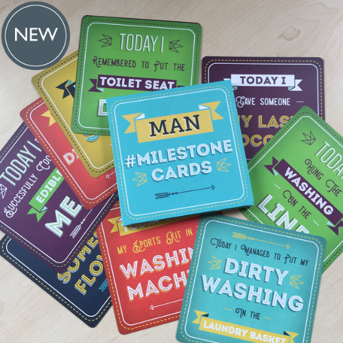 Man Milestone Cards