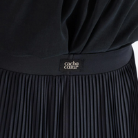 Bardot Maternity Pleated skirt - black