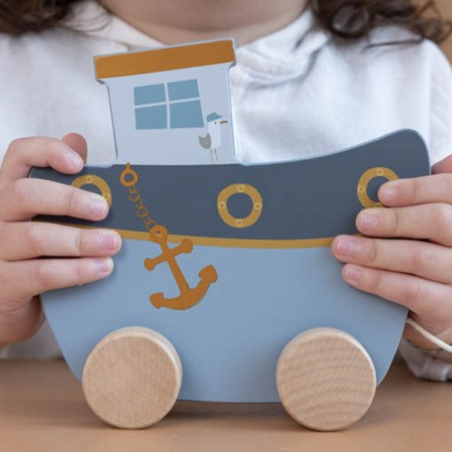 Pull-along Boat Sailors Bay