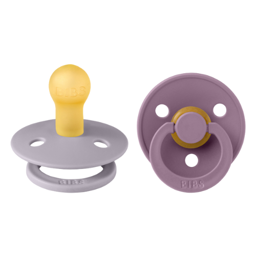Bibs Dummy Baby Fossil Grey & Mauve