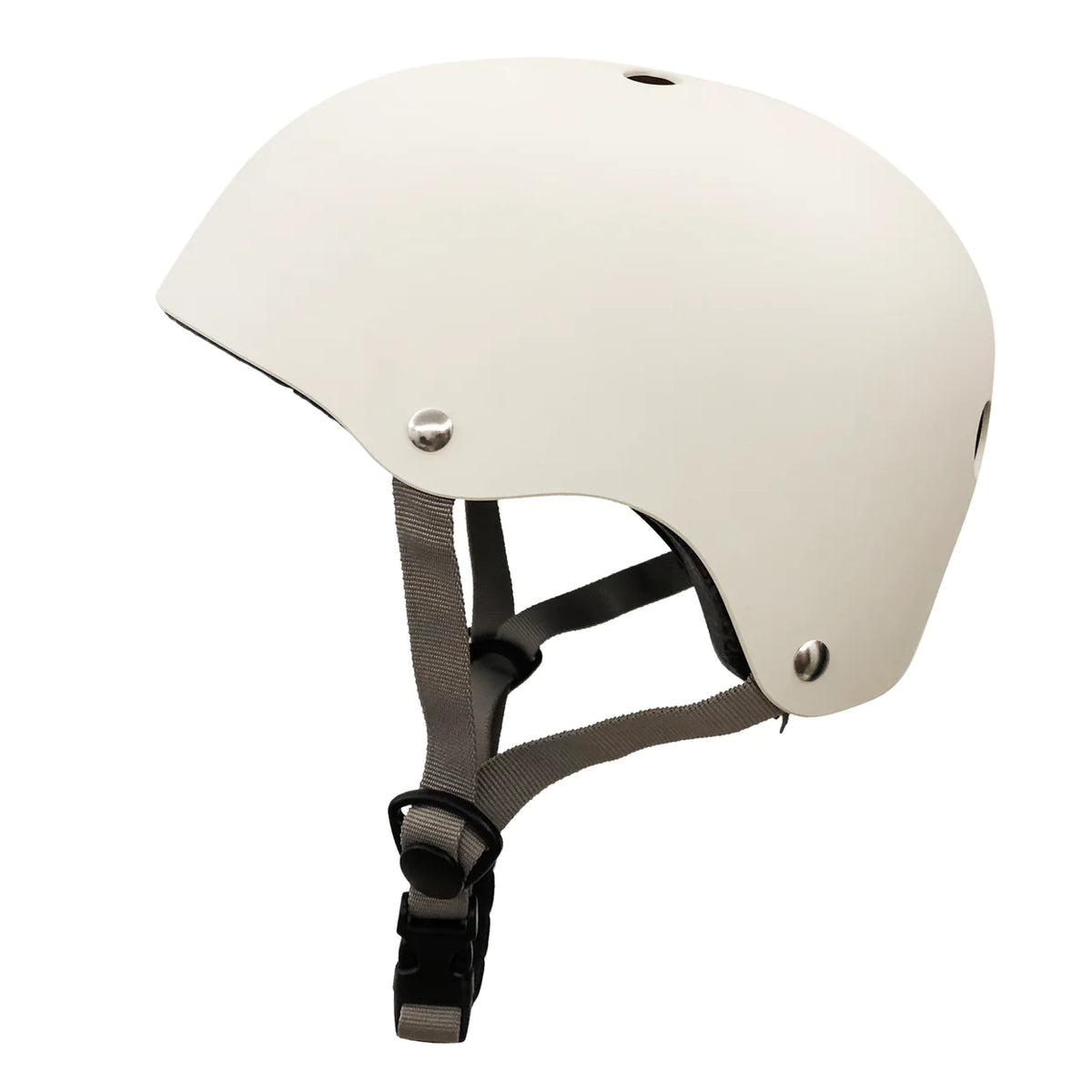 Ivory White Balance Bike with helmet