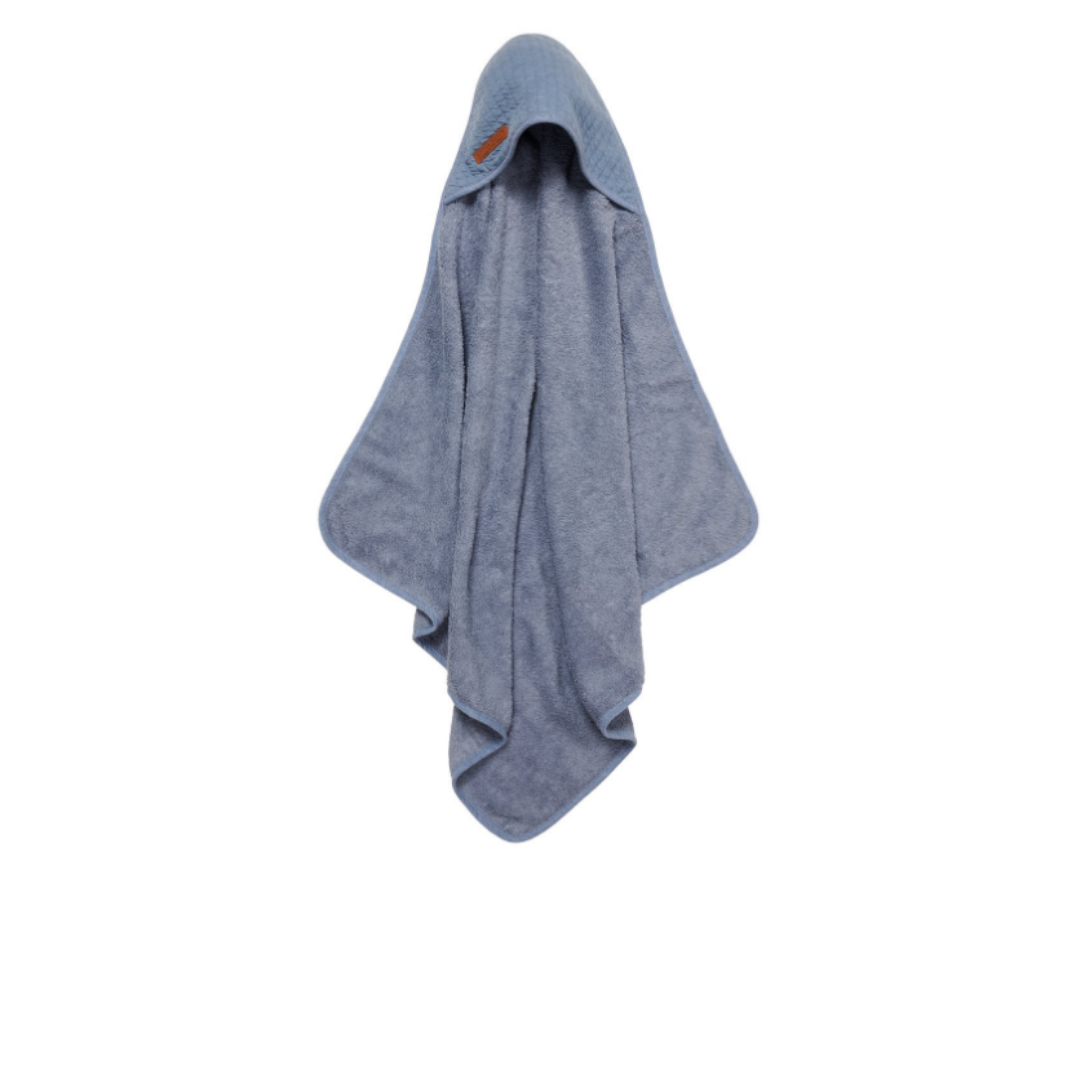 Hooded towel - Pure Blue