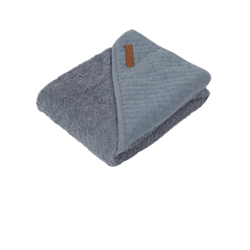 Hooded towel - Pure Blue