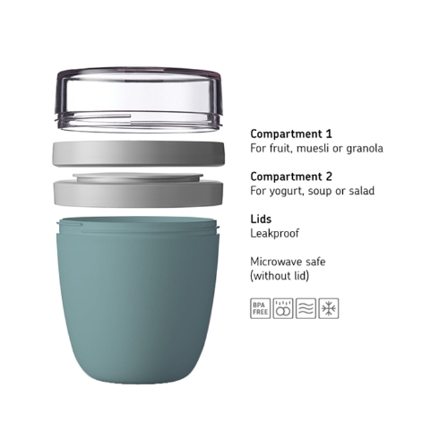 Lunch pot Ellipse - Nordic green