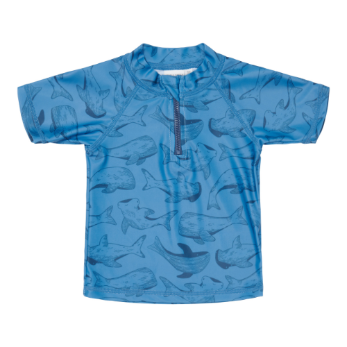 Swim T-shirt Short Sleeves Sea Life Blue