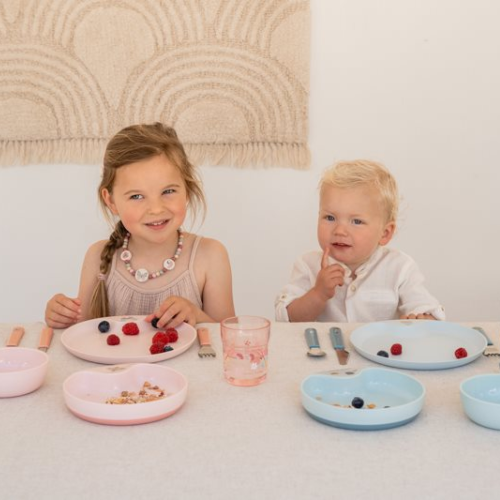 Children's dinnerware 6-piece set - Flowers & Butterflies