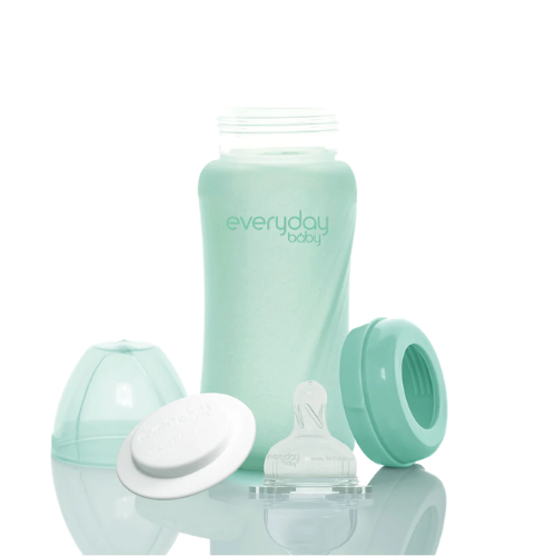 Glass Baby Bottle healthy+ 240 Mint Green