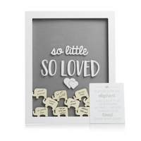 Pearhead Little Wishes Signature Baby Shower Guestbook Sign Frame