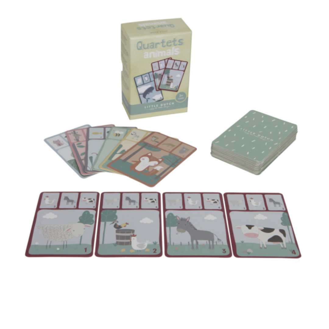 Quartets card game - Animals