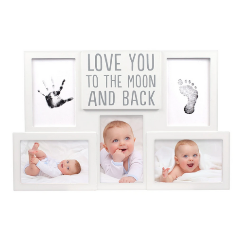 Babyprints Collage Frame "Love You To The Moon and Back"