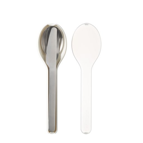 Cutlery 3 piece Ellipse - White