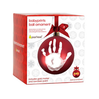 Babyprints ball ornament