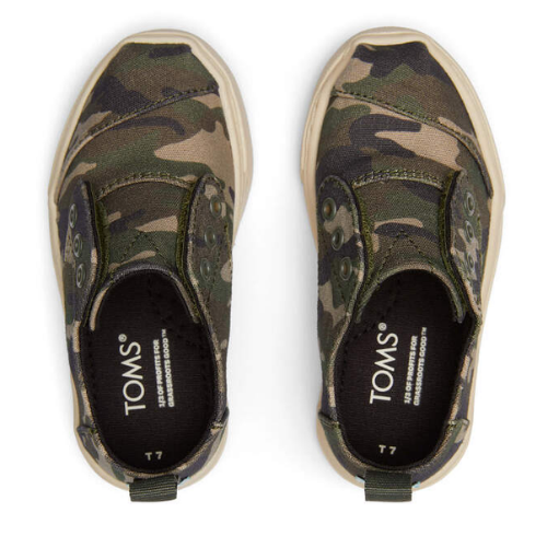 Khaki Camo Cordones Sneaker
