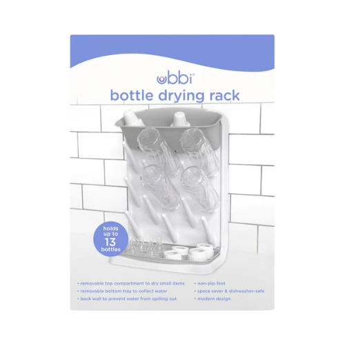 Vertical bottle drying rack Grey My Favourite Things Shop