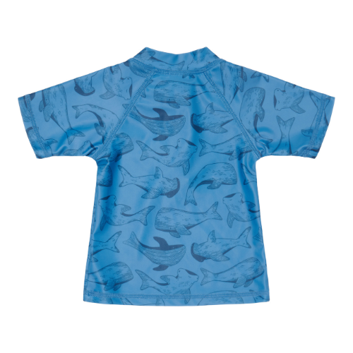 Swim T-shirt Short Sleeves Sea Life Blue