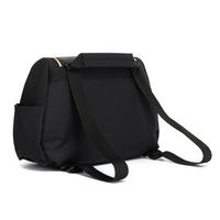 Pippa Vegan Leather Convertible Backpack Black