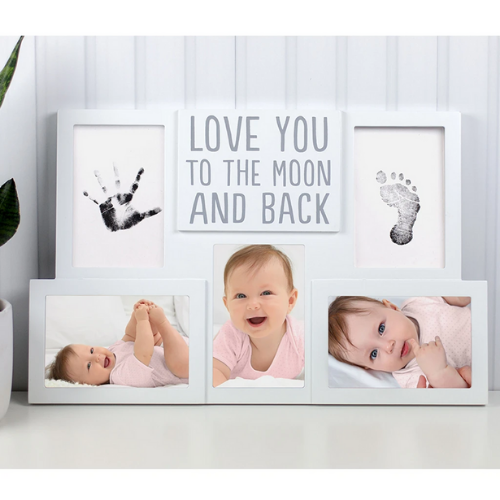 Babyprints Collage Frame "Love You To The Moon and Back"