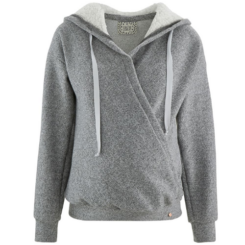 Maternity And Nursing Hoodie Sweet Home Grey