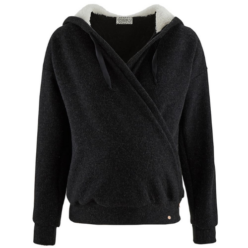 Maternity And Nursing Hoodie Sweet Home Black