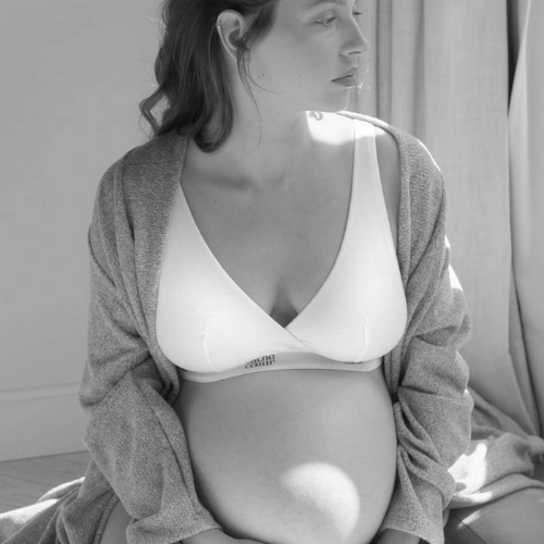 Maternity And Nursing Bra Life White