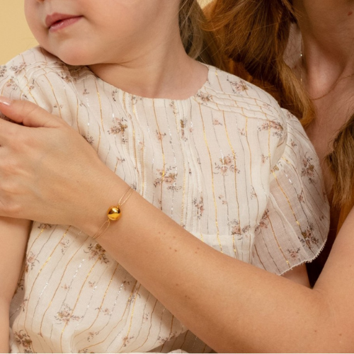 Bracelet Mommy Zen - Angel caller  - Rose gold