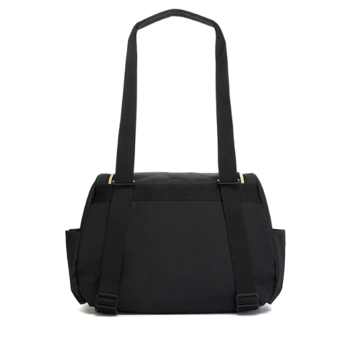 Pippa Vegan Leather Convertible Backpack Black