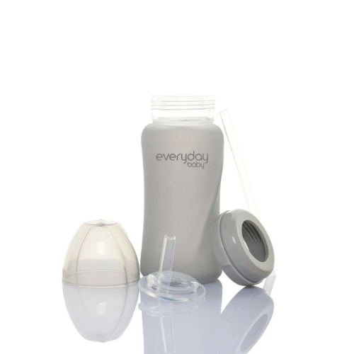 Glass Straw Bottle Healthy + 240ml