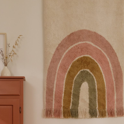 Rug Rainbow - Pink - 130 x 90 cm