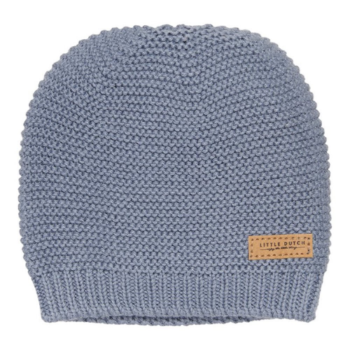 Knitted baby cap Blue