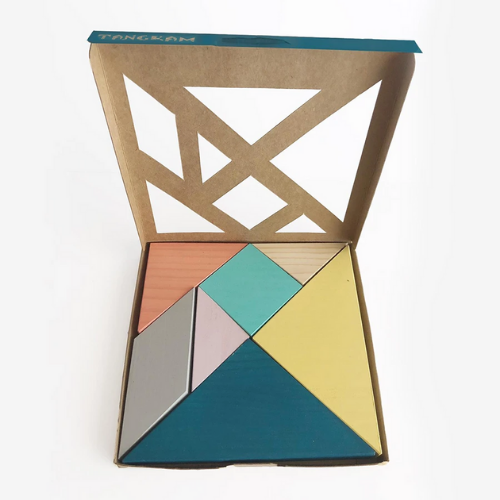 Wooden Tangram Original Pastel