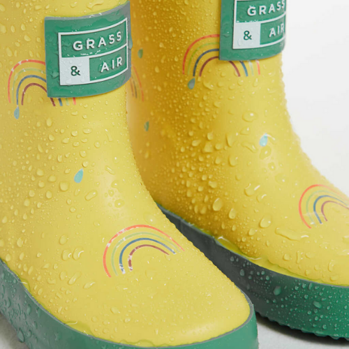 Little Kids Colour Revealing Rainbow Yellow Wellies