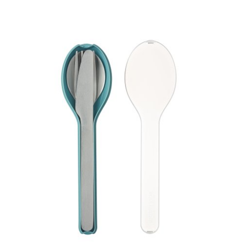 Cutlery 3 piece Ellipse - Nordic green