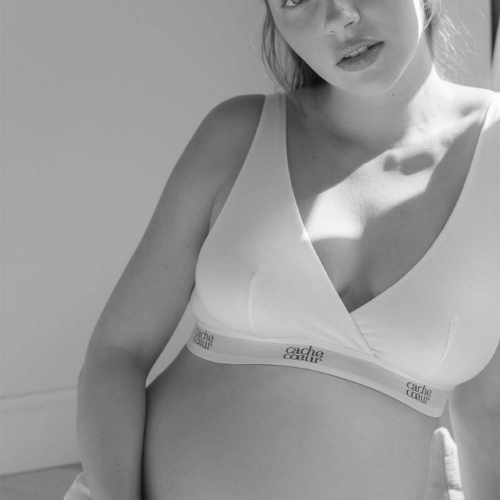 Maternity And Nursing Bra Life White