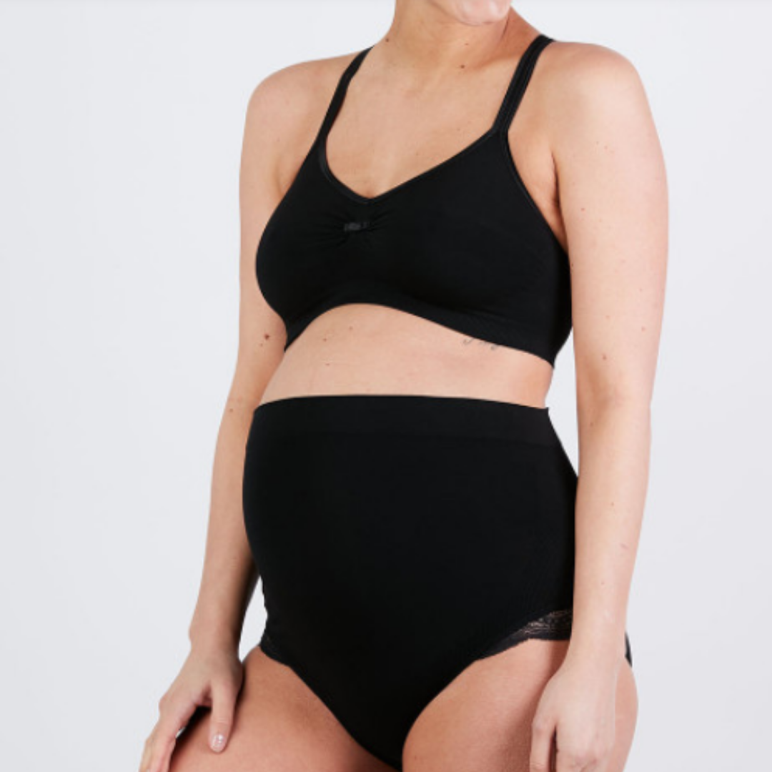 Maternity and nursing  bra - Serenity - Black