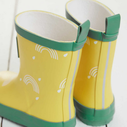 Little Kids Colour Revealing Rainbow Yellow Wellies