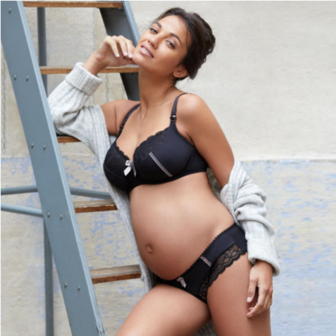 Maternity and breastfeeding  bra - Lisa - Black