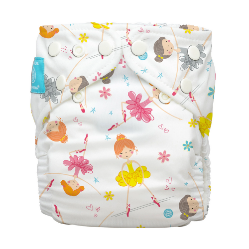 Pocket Nappy - One size - Diva Ballerina