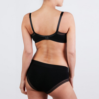 Maternity and nursing seamless bra - Milk - Black