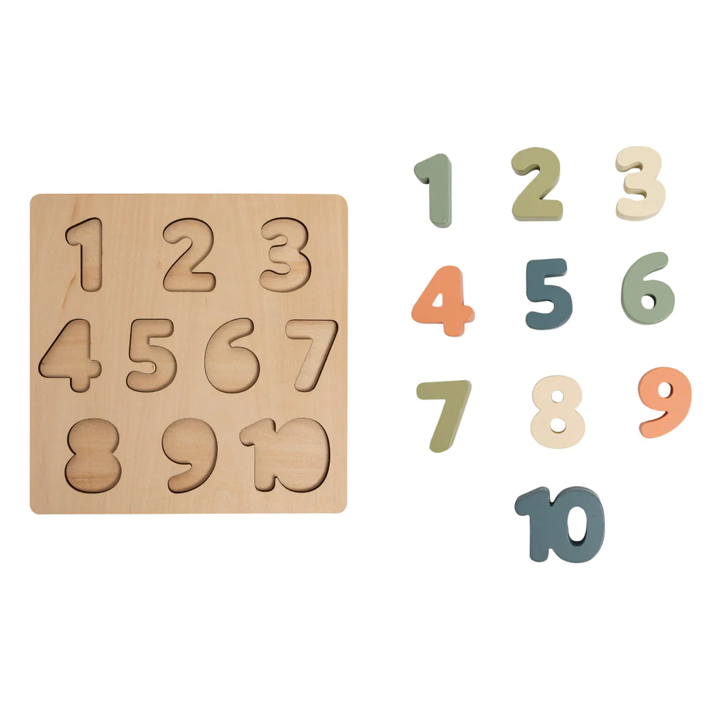 Wooden Numbers Puzzle