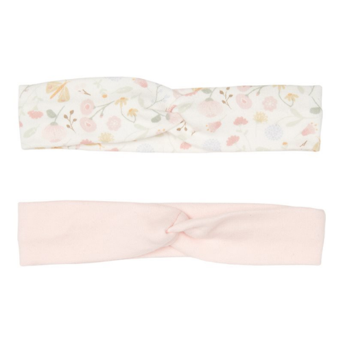 Headbands set of 2 Flowers & Butterflies/Pink