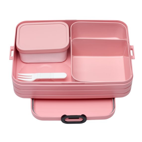 Bento Lunch Box Take A Break Large - Nordic Pink